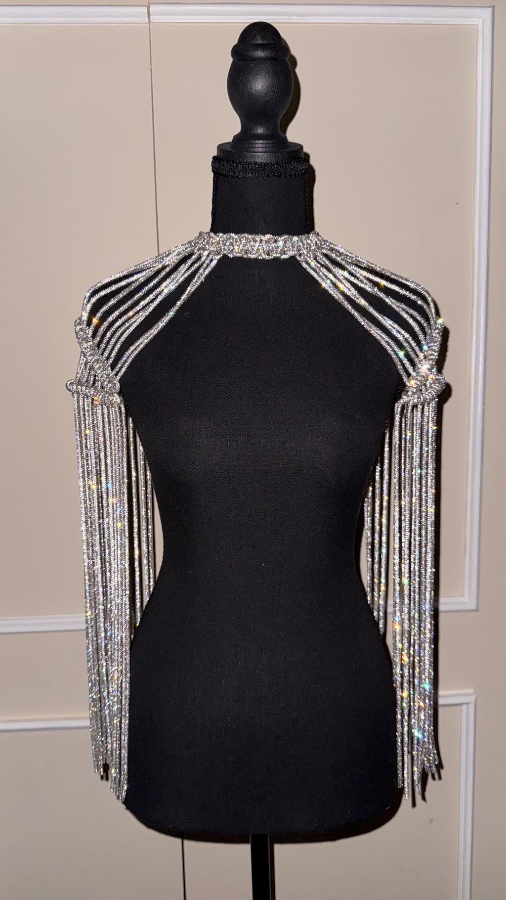 Sparkly Rhinestone shoulders piece