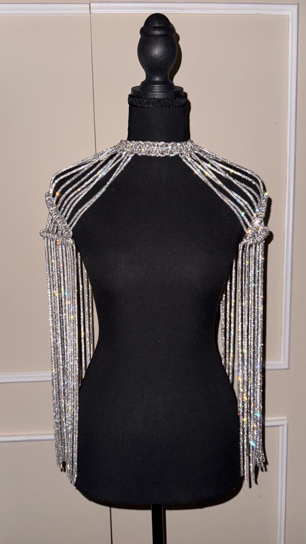 Sparkly Rhinestone shoulders piece
