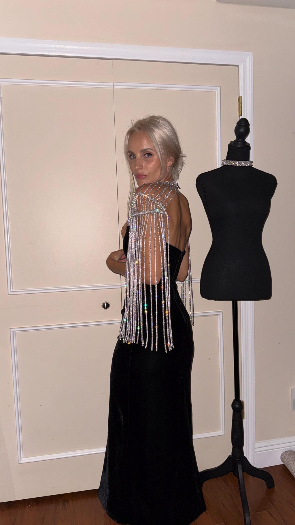 Sparkly Rhinestone shoulders piece